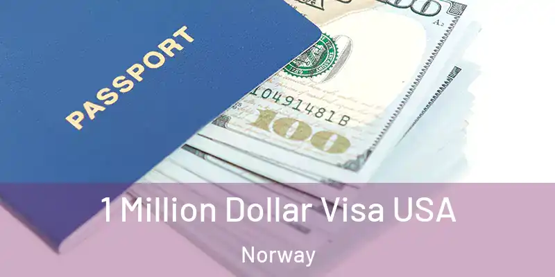 1 Million Dollar Visa USA Norway